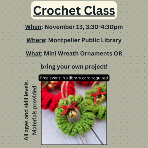 Crochet Class